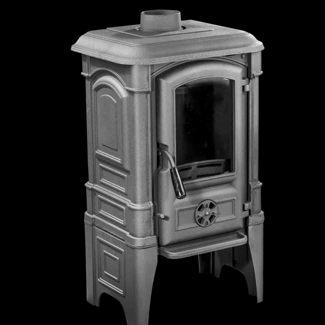 Cast iron fireplace stove